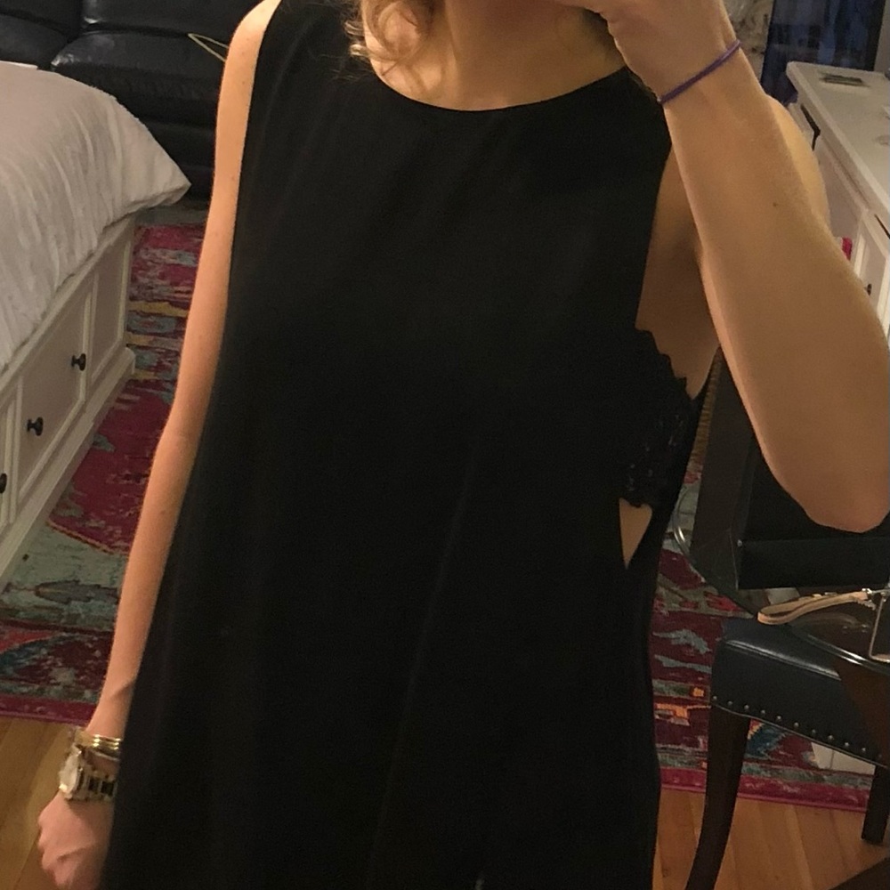 Club Monaco black top with bralette
